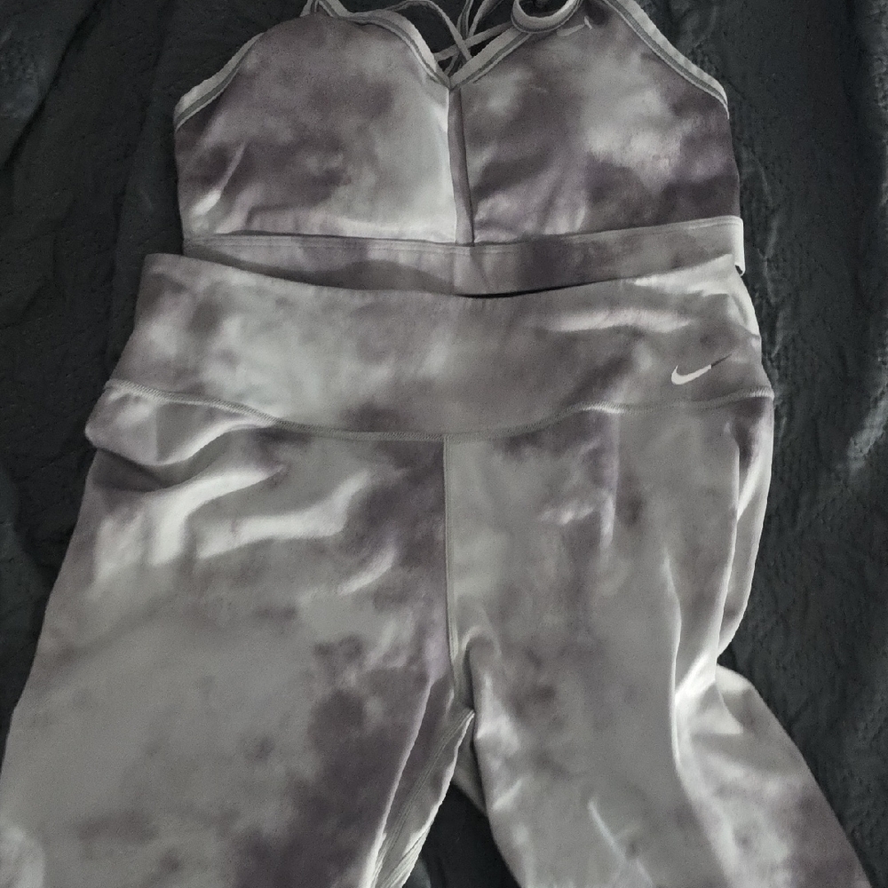 Nike Gray Tie-Dye Athletic Shorts